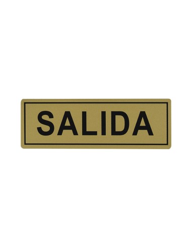 PLACA 6X18 "SALIDA"