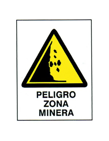 SEÑAL 40X30 "PELIGRO ZONA MINERA"