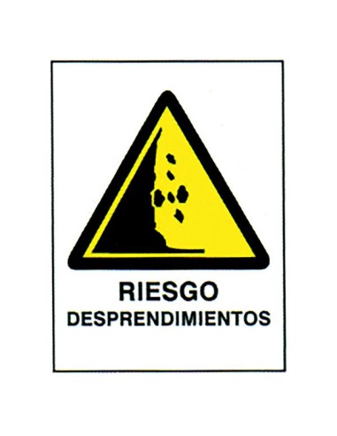 SEÑAL 40X30 "RIESGO DESPRENDIMIENTOS"