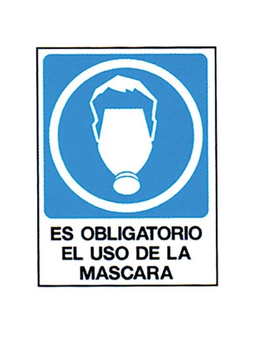 SEÑAL 40X30 "USO OBLIGATORIO MASCARA"