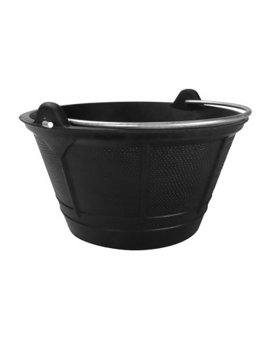 CUBO ITALIANO PLASTICO NEGRO 10L