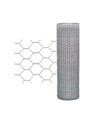 MALLA TRIPLE TORSION GALVANIZADA 1M X 50M