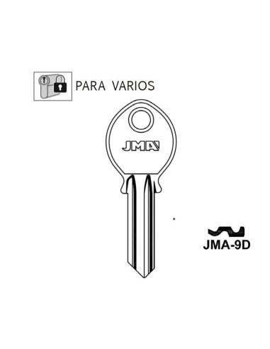 LLAVE EN BRUTO PARA JMA-9D