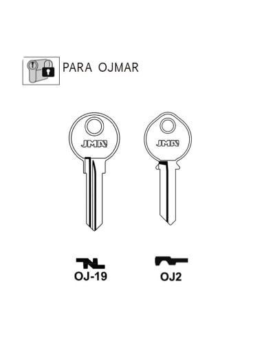 LLAVE EN BRUTO OJ-4D