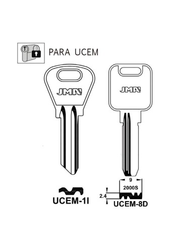 LLAVE EN BRUTO PARA UCEM