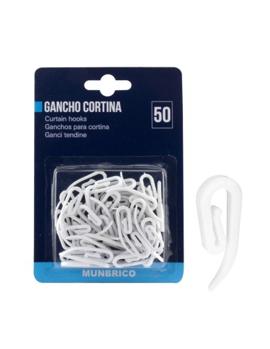 GARFIO PARA CORTINAS PLASTICO