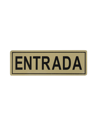 PLACA 6X18 "ENTRADA"