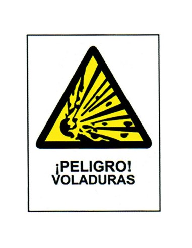 SEÑAL 40X30 "PELIGRO VOLADURAS"