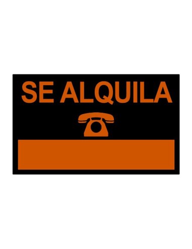 CARTEL PVC "SE ALQUILA"