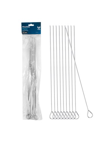 PINCHOS BARBACOA PLANO 41.5CM (12UDS)