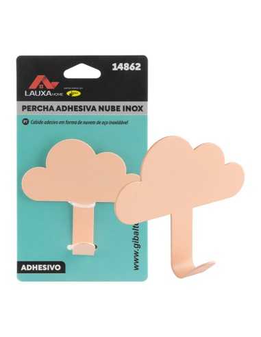 PERCHA ADHESIVA NUBE LAUXA HOME