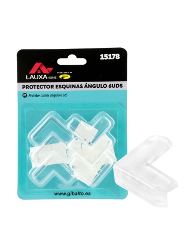 PROTECTOR ESQUINAS ANGULO MINI 6 UDS LAUXA HOME