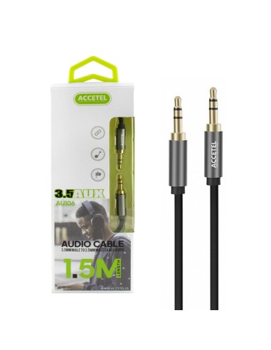 CABLE DE AUDIO JACK 3.5MM M/M 1.50M