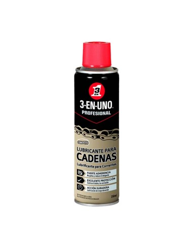 LUBRICANTE PARA CADENAS 3-EN-UNO 250ML