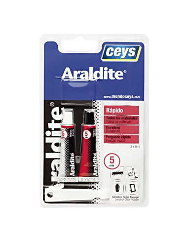 ARALDITE RÁPIDO PEQUEÑO 5+5 ML