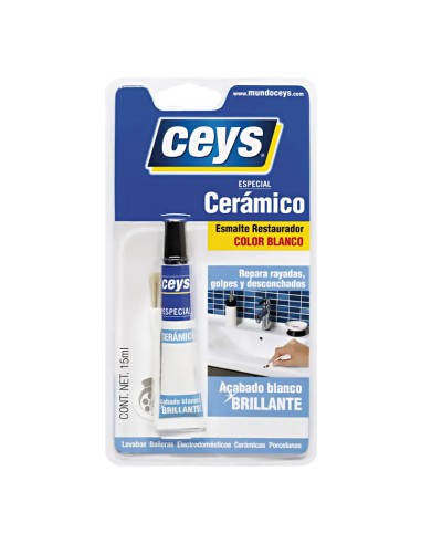 RESTAURADOR CERÁMICA BLANCO 15 ML