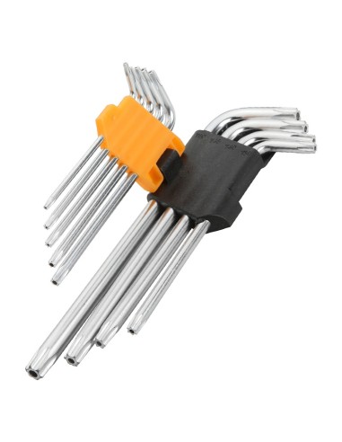 LLAVES HEXAGONALES TORX JUEGO 9 PIEZAS TOLSEN