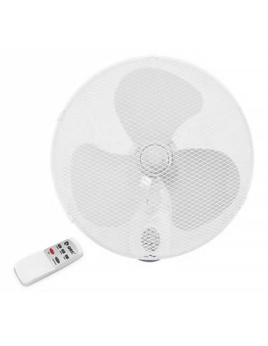 VENTILADOR DE PARED CON MANDO 45W 43CM