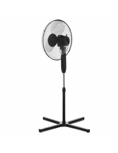 VENTILADOR DE PIE NEGRO 43CM