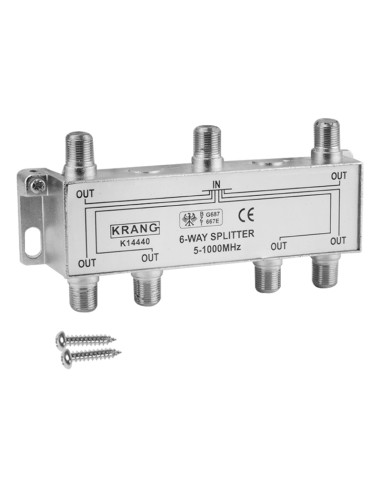 REPARTIDOR 6 VÍAS 5-1000 MHZ