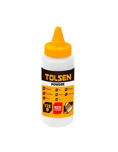 POLVO TIRALINEAS 225 GR ROJO TOLSEN